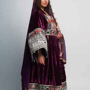 Professional Manufacturer Supplier All Types Afghan Dresses Women Modest Style Zipper <b>Lace</b> Ruffle Floor-Length Vintage - Product Image 2