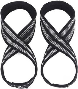 Figure 8 Wrist Support Straps Adjustable Non-Slip <b>Weight</b> Lifting Gym Strength Training Unisex - Product Image 5