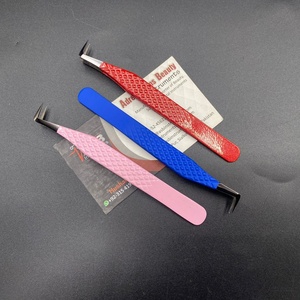 Pince à cils professionnelle 90 degrés botte mince japonais acier durable haute qualité testé à la main pince à épiler - Product Image 6