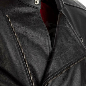 Chaqueta de moto de hombre ligera teñida Lisa a prueba de viento Venta caliente chaqueta de moto de hombre fácil de usar - Product Image 4