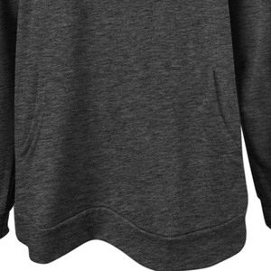 เสื้อฮู้ดถักแบบมีกระเป๋าสำหรับผู้หญิงเสื้อฮู้ดสำหรับผู้หญิงโอเวอร์ไซส์ผลิตจากโรงงาน - Product Image 3