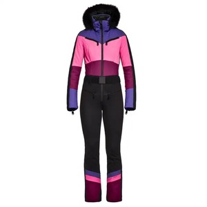 Chaquetas y Pantalones de Esquí Impermeables 100% Poliéster para Unisex, Conjuntos de Ropa de Esquí para Mujer, Traje de Snowboard de Una Pieza - Product Image 5