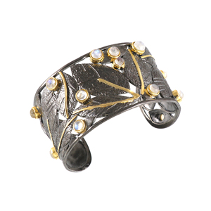 Beautiful <b>Silver</b> Gold Plated <b>Beaded</b> Rainbow Moonstone <b>Bracelet</b> for Women-Trendy Party & Wedding Jewelry - Product Image 1