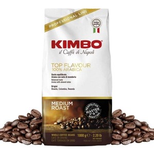 Vente en gros de grains de café Kimbo 1kg Espresso Crema Intensa Espresso italien torréfaction mélange de qualité supérieure arôme complet idéal pour les cafés - Product Image 1