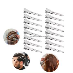 Pinzas de Pelo de Acero Inoxidable de Alta Calidad de 35 mm, Pinza de Pelo Tipo Cocodrilo de Una Sola Punta, Color y Logotipo Personalizados, Suministro de Fábrica - Product Image 1