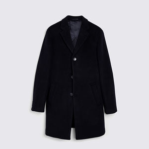 Best Selling <b>Winter</b> Design Breathable Wool Coat With Button Closure Wholesale Two Side Pockets <b>Men</b> Long Coats - Product Image 1