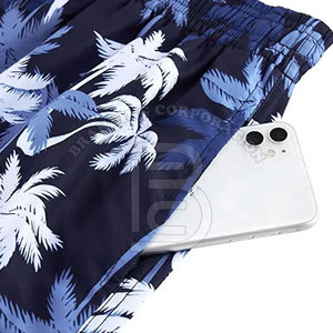 Pantalones cortos informales de verano de alta calidad para hombre, con sublimación de Cintura elástica de tela de lona Color de tamaño personalizado, el mejor precio al por mayor, no tejido - Product Image 4