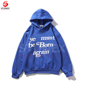 Fabricant de sweats à capuche personnalisés en gros sweat à capuche unisexe avec impression bouffante pour unisexe - Product Image 3