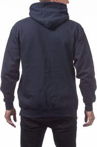 Men's Cotton Hoodie with <b>Thick</b> <b>Fleece</b> Pullover Oversized Winter Streetwear Sweatshirt Drop Shoulder Design Custom Logo Print - Product Image 6