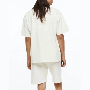 Camisetas blancas de alta calidad para hombre, ropa de calle 100% de algodón, a granel, ligera, transpirable, de gran tamaño - Product Image 6