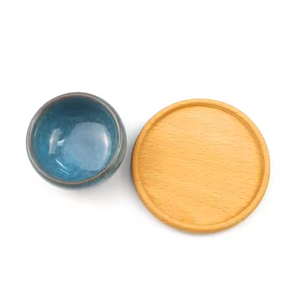 Eco Friendly Wholesale Hot Selling Bamboo Beech Wood Square Round Cup Mat <b>Drinks</b> <b>Coasters</b> by crescent crafts - Product Image 2