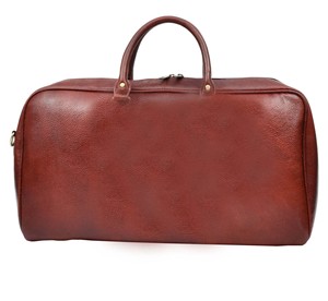 Men's Luxury Weekender Sports Duffel Gym Waterproof Leather Travel Bag with Polyester Lining and Large Capacity 2025 - Product Image 1