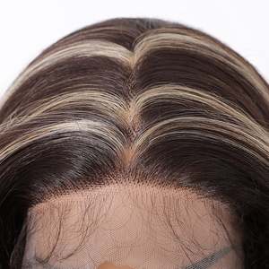 "Luxury Chocolate <b>Brown</b> Body Wave Lace Front <b>Wig</b> with Transparent Lace Cap" - Product Image 5