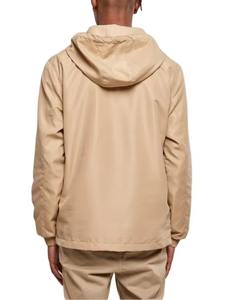 Ensemble deux pièces pour hommes coupe-vent court en polyester et nylon imprimé avec fermeture éclair et col à capuche aux couleurs contrastées pour l'hiver - Product Image 6