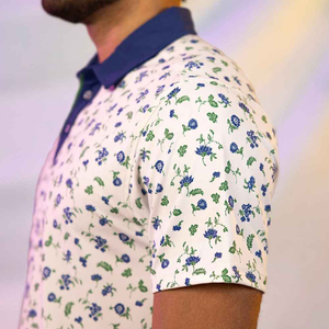 Polos de algodón 100% para hombre, informales, de manga corta, ajustados, con bordado personalizado, suministro directo de fábrica OEM, comodidad transpirable - Product Image 6