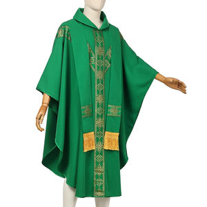 À la mode traditionnel musulman unisexe robes vêtements de prière vêtements fabriqué en usine respirant coton cheville longueur longue - Product Image 3