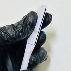 Rasoir à main pliable de haute qualité, couteau à rasoir en métal, lame en acier inoxydable, rasoir droit, logo privé accepté - Product Image 6