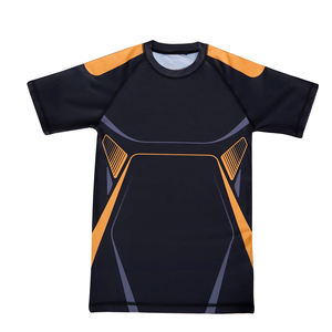 OEM Services Custom Short Sleeve Quick Dry <b>Rashguard</b> Mma Bjj Rash Guard Compression Mma Boxing Training <b>Rashguard</b> 2025 - Product Image 4