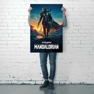 Affiche murale sur toile style moderne The Mandalorian Nightfall - Product Image 3