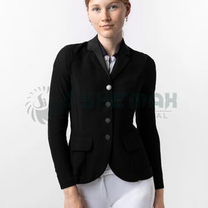 Se vende chaqueta Ecuestre para mujer diseñada con forro resistente a la humedad de tela elástica ajustada y aspecto clásico - Product Image 1