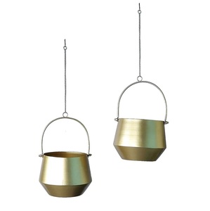Jardinière suspendue en métal décoratif à bas prix Look moderne Finition et taille personnalisées pour la décoration de la maison. - Product Image 6