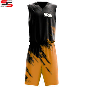 Jersey de baloncesto y conjuntos cortos para ropa deportiva transpirable Unisex Kits de uniformes de baloncesto Trajes de entrenamiento - Product Image 4