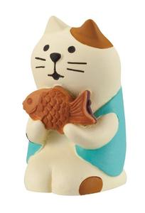 ตุ๊กตาแมวเรซิ่นน่ารัก มีจุดสีน้ำตาลและสีดำ ของตกแต่งบ้านสไตล์ศิลปะ รูปปั้นสัตว์ - Product Image 6