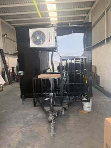 Remorque alimentaire commerciale entièrement équipée, camion de restauration mobile économique pour restaurant et boulangerie, en métal, 4 roues, capacité 10 personnes - Product Image 6