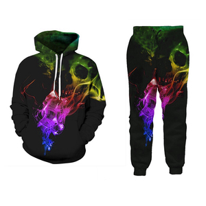 Ensemble de survêtement d'hiver personnalisé pour homme avec capuche, respirant, séchage rapide, léger, pour entraînement, streetwear, sublimation - Product Image 4