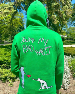 2025 haute qualité 100% coton broderie polaire hommes sweat à capuche zippé hiver lourd avec tailles de visage zippées disponibles - Product Image 2