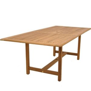 โต๊ะไม้สักทรงสี่เหลี่ยมสำหรับกลางแจ้ง ผลิตในอินโดนีเซีย - Product Image 6