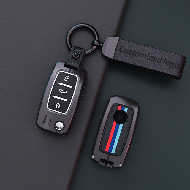 Custom Suitable for Volkswagen F6 General Key Cover SKODA Remote Control Car Key Cases Covers Fob