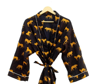 2023 Trendy Cotton Hand Block Print <b>Night</b> <b>Sleep</b> Wear <b>Dress</b> for Women Long Kimono Robe Tunic Ethnic Kimono Robes Wholesale Orders - Product Image 6