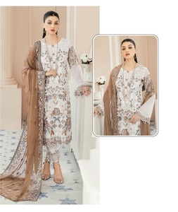 Vente en gros de robe indienne pakistanaise Salwar Kameez Anarkali Robe de mariage Ensemble Kurti Nouveau designer indien pakistanais Salwar Kameez costume - Product Image 1