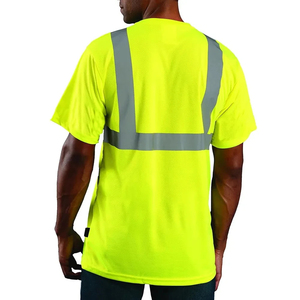 Safety <b>T</b>-<b>Shirt</b> With Short Sleeves And Custom Branding Quick Dry Safety <b>T</b>-<b>Shirt</b> - Product Image 3
