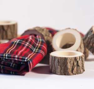 Ronds de serviette en bois naturels en gros pour le réglage de la table à manger - Product Image 3