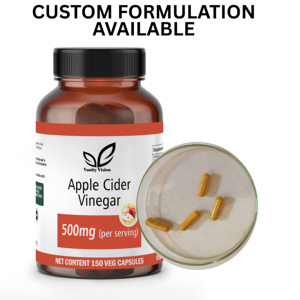 Cápsulas de vinagre de sidra de manzana OEM ODM 500mg 150 recuentos Etiqueta Privada natural - Product Image 2