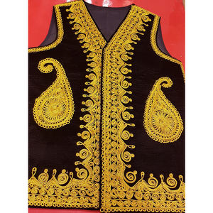 Wholesale Factory Manufacturer Men's Regular Fit <b>Afghan</b> Waistcoat For Sale New Stylish High Quality Men <b>Afghan</b> Waistcoat - Product Image 1