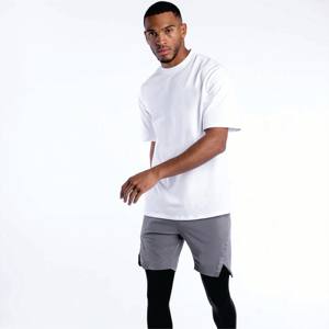 T-shirt personnalisé unisexe pour homme et femme, 100 % coton, léger, coupe oversize, col rond, impression personnalisée, broderie, design tendance - Product Image 1