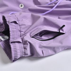 OEM personalizado Unisex holgado Cargo nieve pantalones 100% poliéster impermeable a prueba de viento de talla grande con cremallera de las mujeres de esquí Snowboard - Product Image 4