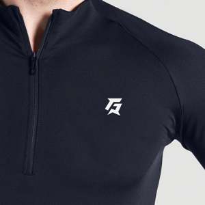 GAI เสื้อสปอร์ตคอกลมสีกรมท่าทรงปกติสำหรับฤดูใบไม้ผลิ - Product Image 5