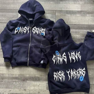 ชุดวอร์มผู้ชายผ้าฝ้ายน้ำหนักเบา ระบายอากาศดี ลายพิมพ์พัฟ ดีไซน์ใหม่ คุณภาพพรีเมียม ปี 2026 ล้างสีแบบ Acid Wash สำหรับฤดูหนาว - Product Image 3