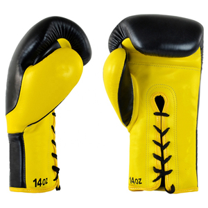 Guantes de boxeo Logotipo personalizado Impreso Cuero profesional Sparring Entrenamiento y lucha Guantes de boxeo Material de cuero Guantes DE BOXEO - Product Image 6