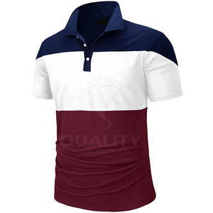 Venta caliente de los hombres 100% algodón para Polo de secado rápido estilo deportivo de manga corta con logotipo personalizado al por mayor patrón sólido - Product Image 2