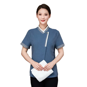 Vente en gros de vêtements d'hôtel à la mode uniforme d'hôtel uniforme d'entretien ménager uniforme respirant de nettoyage - Product Image 1