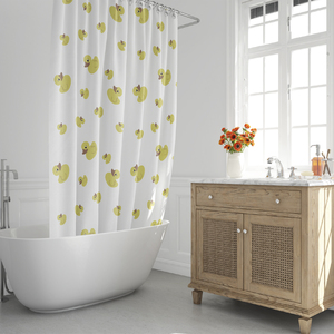 Tenda da doccia con disegno di anatroccoli 180x200 cm. Impermeabile - Product Image 1