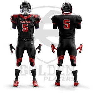 2024 nueva llegada de alta calidad profesional hecho fútbol americano Jersey bordado personalizado camisas hombres mujeres Unisex uniformes - Product Image 2