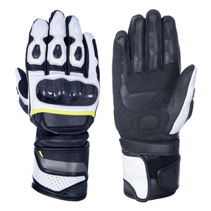 Men's Motorbike Brown Genuine Leather Winter Cycling <b>Gloves</b> Motorcycle Auto Racing Wear <b>Touchscreen</b> Finger Unisex Breathable - Product Image 4