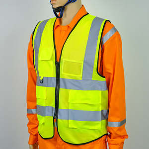 Gilet de sécurité réfléchissant haute visibilité pour les travailleurs de la construction et de la route de sécurité Vêtements de sécurité coupe-vent pour les travailleurs de l'assainissement - Product Image 4