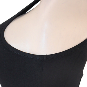 Custom Women's Breathable <b>Yoga</b> Tank Tops Sleeveless Ribbed Racerback Blouse Eco-Friendly Cotton Vest - Product Image 5